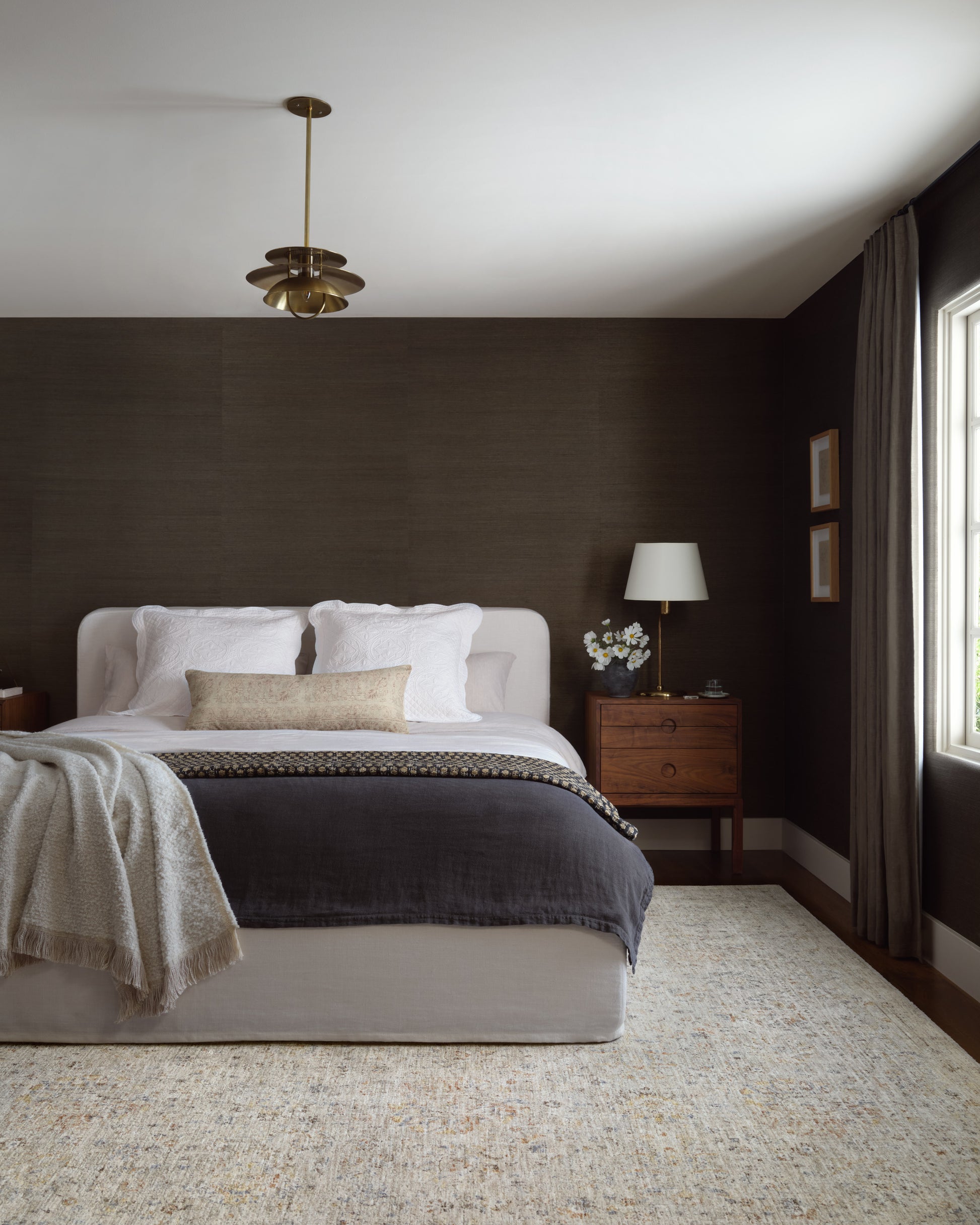 Amber Lewis x Loloi Honora  Bone Multi Traditional 