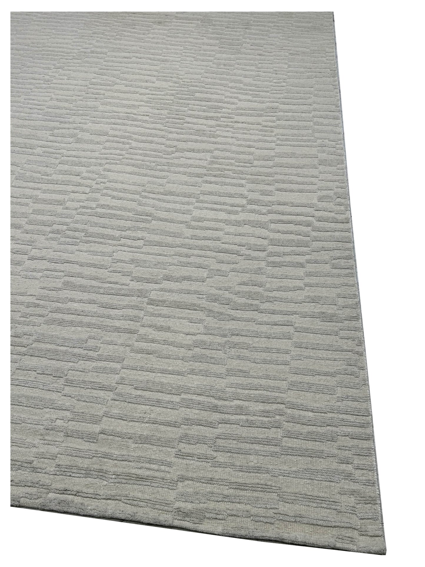 Artisan Harmony  White White Transitional Knotted Rug