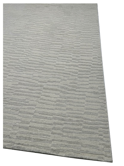 Artisan Harmony  White White Transitional Knotted Rug