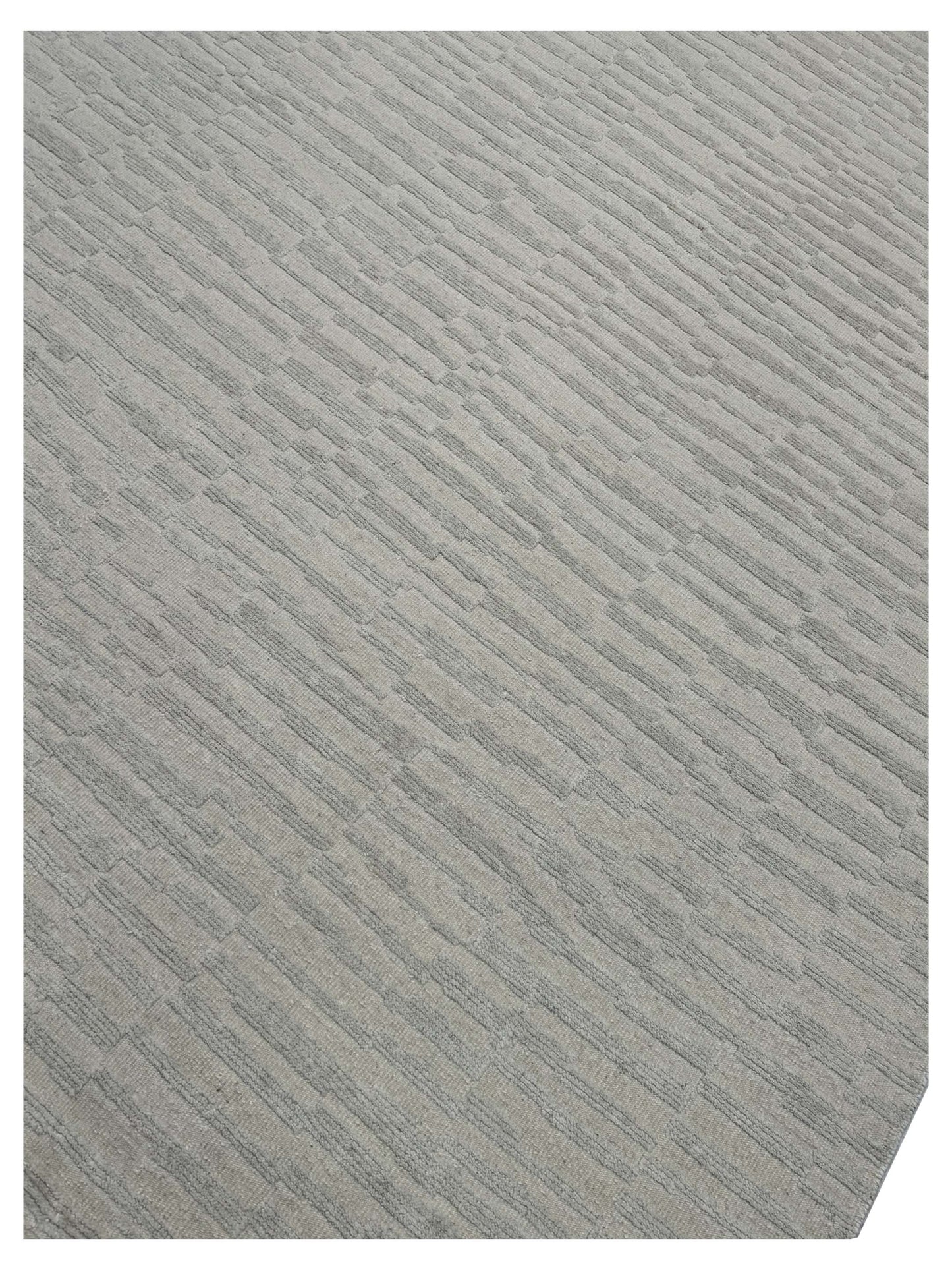 Artisan Harmony  White White Transitional Knotted Rug