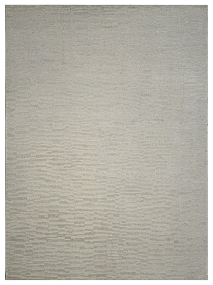 Artisan Harmony  White White Transitional Knotted Rug