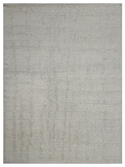 Artisan Harmony White White Contemporary Knotted Rug - Rugs - Artisan - Atlanta Designer Rugs