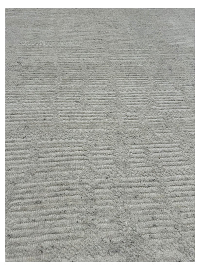 Artisan Harmony White White Contemporary Knotted Rug - Rugs - Artisan - Atlanta Designer Rugs