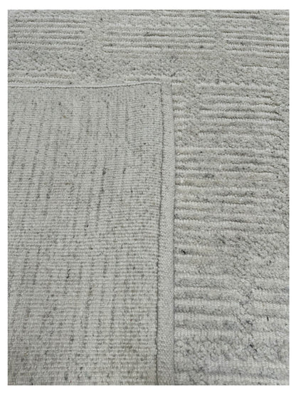 Artisan Harmony White White Contemporary Knotted Rug - Rugs - Artisan - Atlanta Designer Rugs