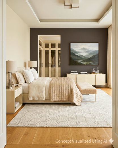 Artisan Harmony White White Contemporary Knotted Rug for Bedroom