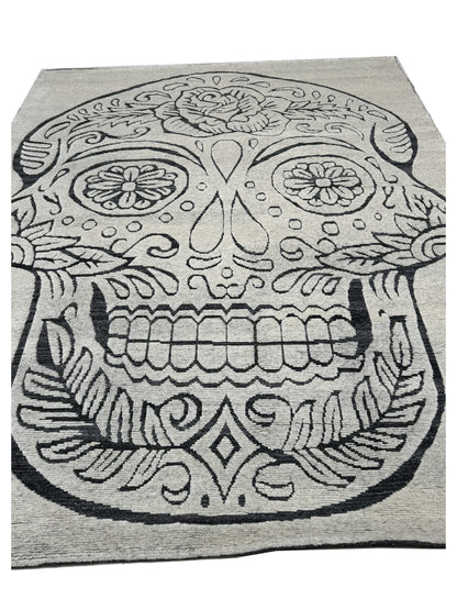 Artisan Harmony White Black Contemporary Knotted Rug - Rugs - Artisan - Atlanta Designer Rugs