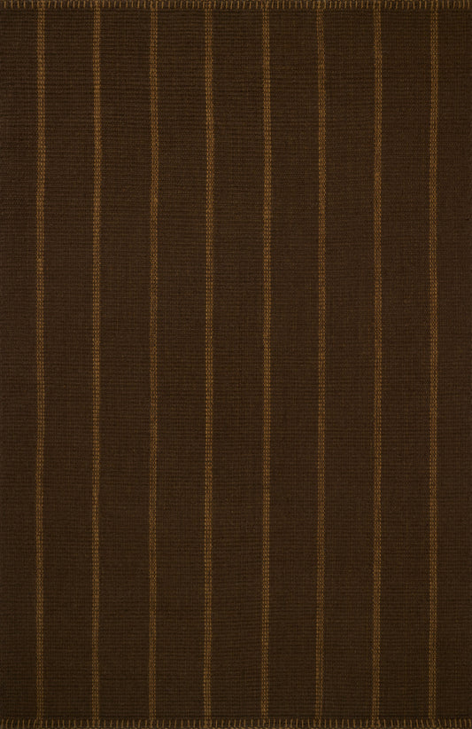 Amber Lewis x Loloi Harlan  Espresso Toffee Contemporary