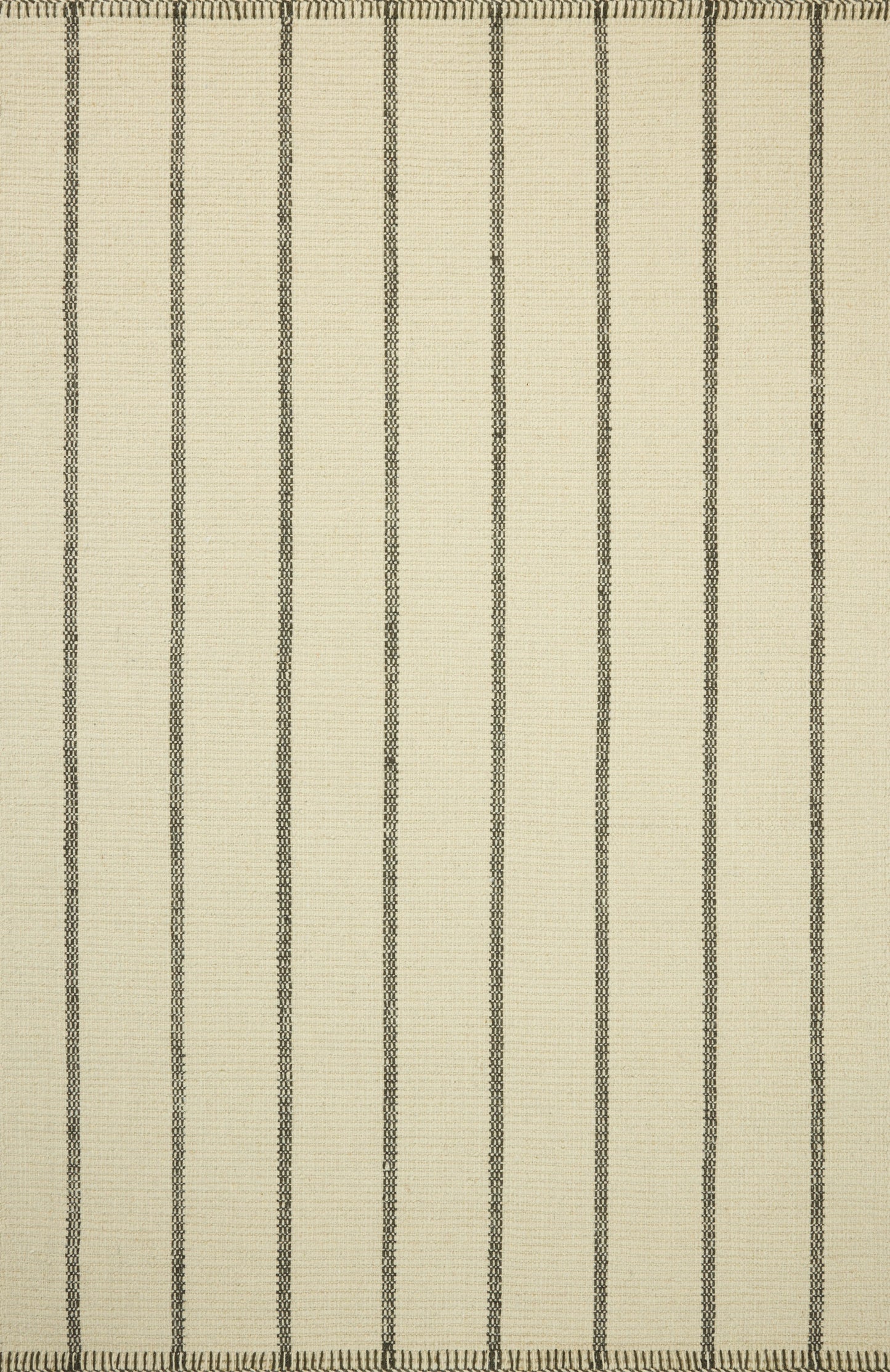 Amber Lewis x Loloi Harlan  Ivory Charcoal Contemporary