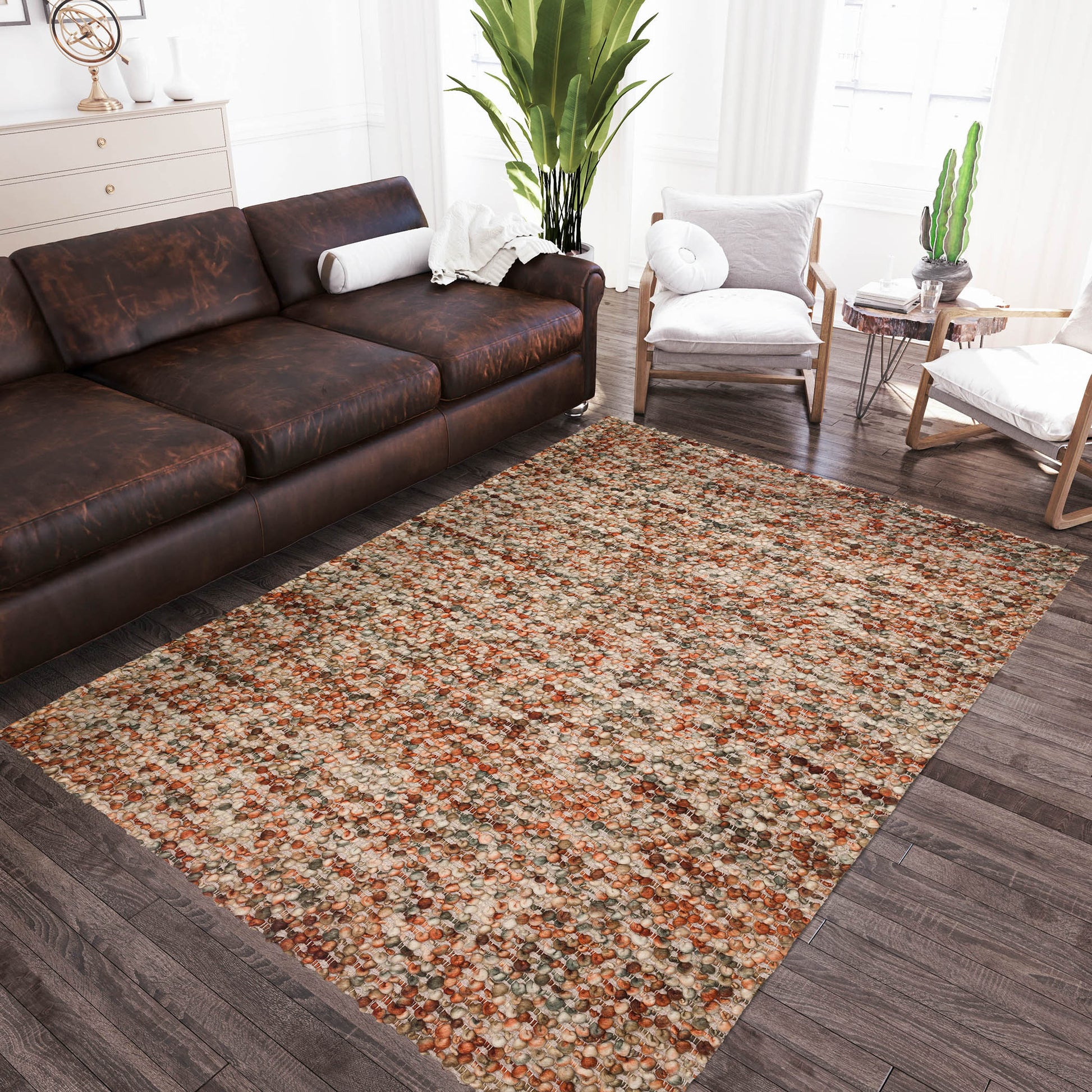 Dalyn Rugs Hanu  Paprika  Transitional