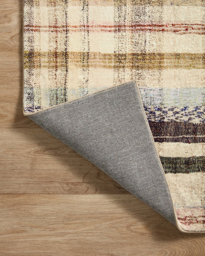 Chris Loves Julia x Loloi Humphrey  Ivory Multi Contemporary