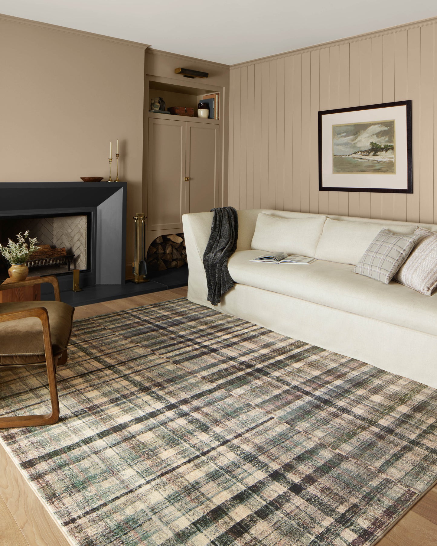 Chris Loves Julia x Loloi Humphrey  Forest Multi Contemporary