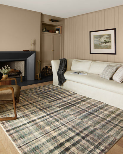 Chris Loves Julia x Loloi Humphrey  Forest Multi Contemporary