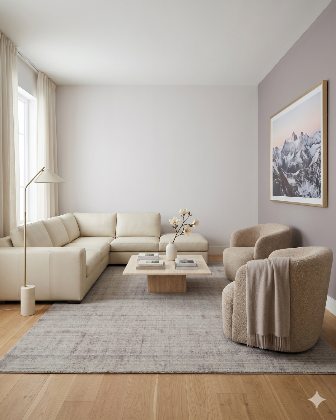 Artisan Texere Beige Transitional Woven Rug for Livingroom