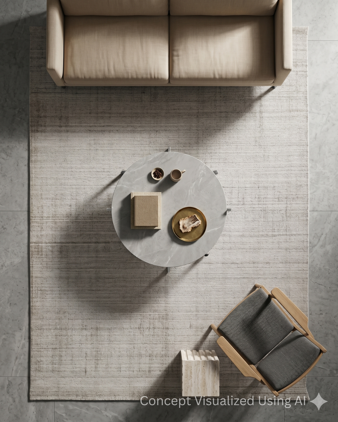 Artisan Texere Lt.Grey Transitional Woven Rug