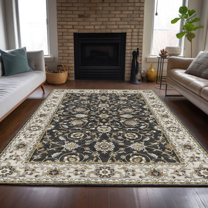 Dalyn Rugs Hatay  Black  traditional