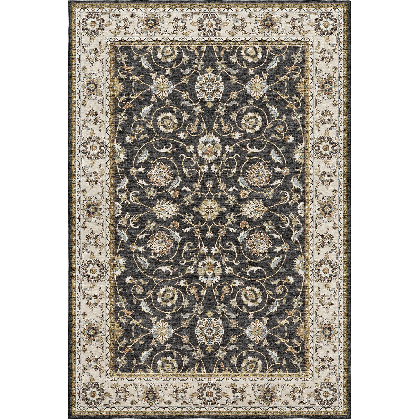 Dalyn Rugs Hatay  Black  traditional