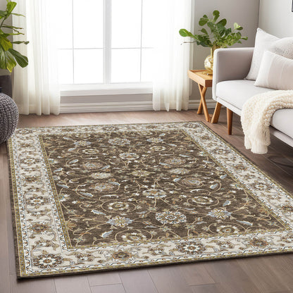 Dalyn Rugs Hatay  Chocolate  traditional