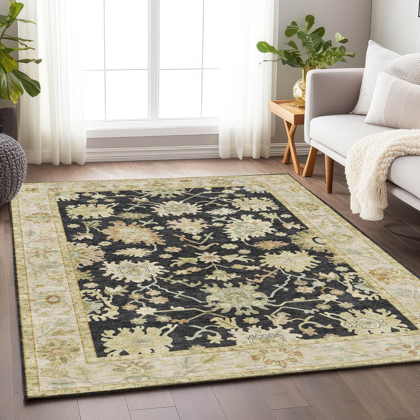 Dalyn Rugs Hatay  Black  traditional