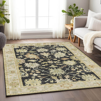 Dalyn Rugs Hatay  Black  traditional