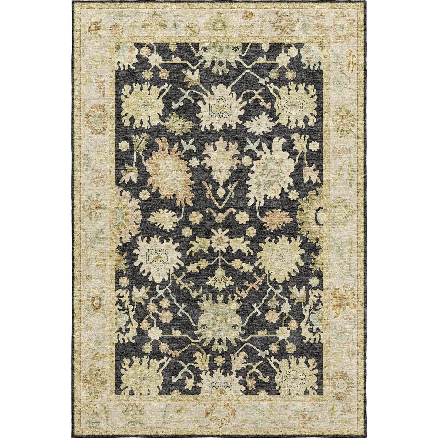Dalyn Rugs Hatay  Black  traditional
