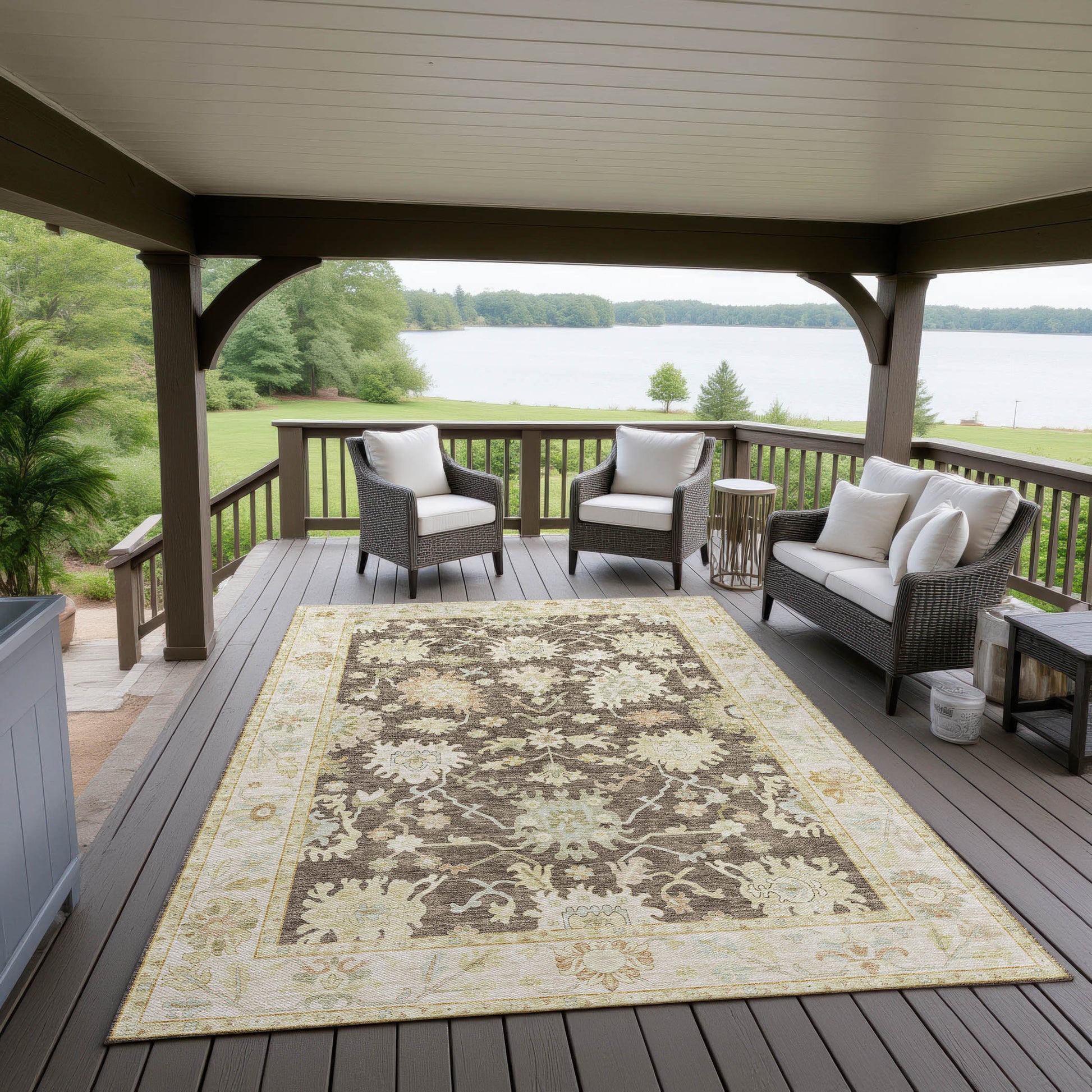 Dalyn Rugs Hatay  Chocolate  traditional