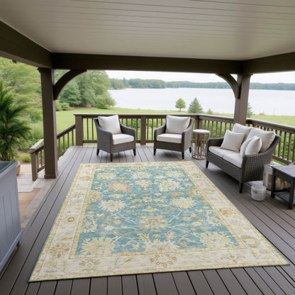 Dalyn Rugs Hatay  Teal  traditional