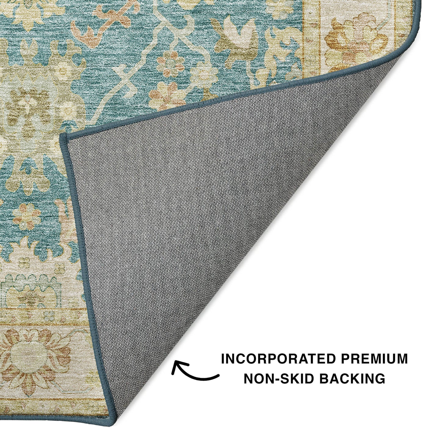 Dalyn Rugs Hatay  Teal  traditional