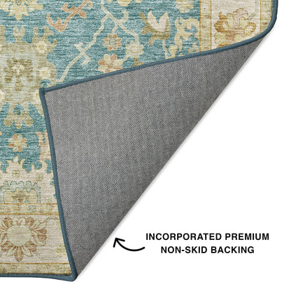 Dalyn Rugs Hatay  Teal  traditional