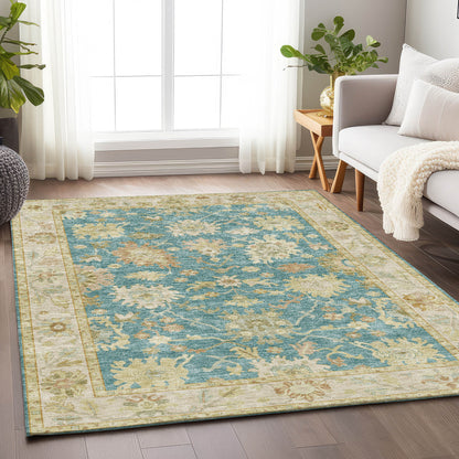 Dalyn Rugs Hatay  Teal  traditional
