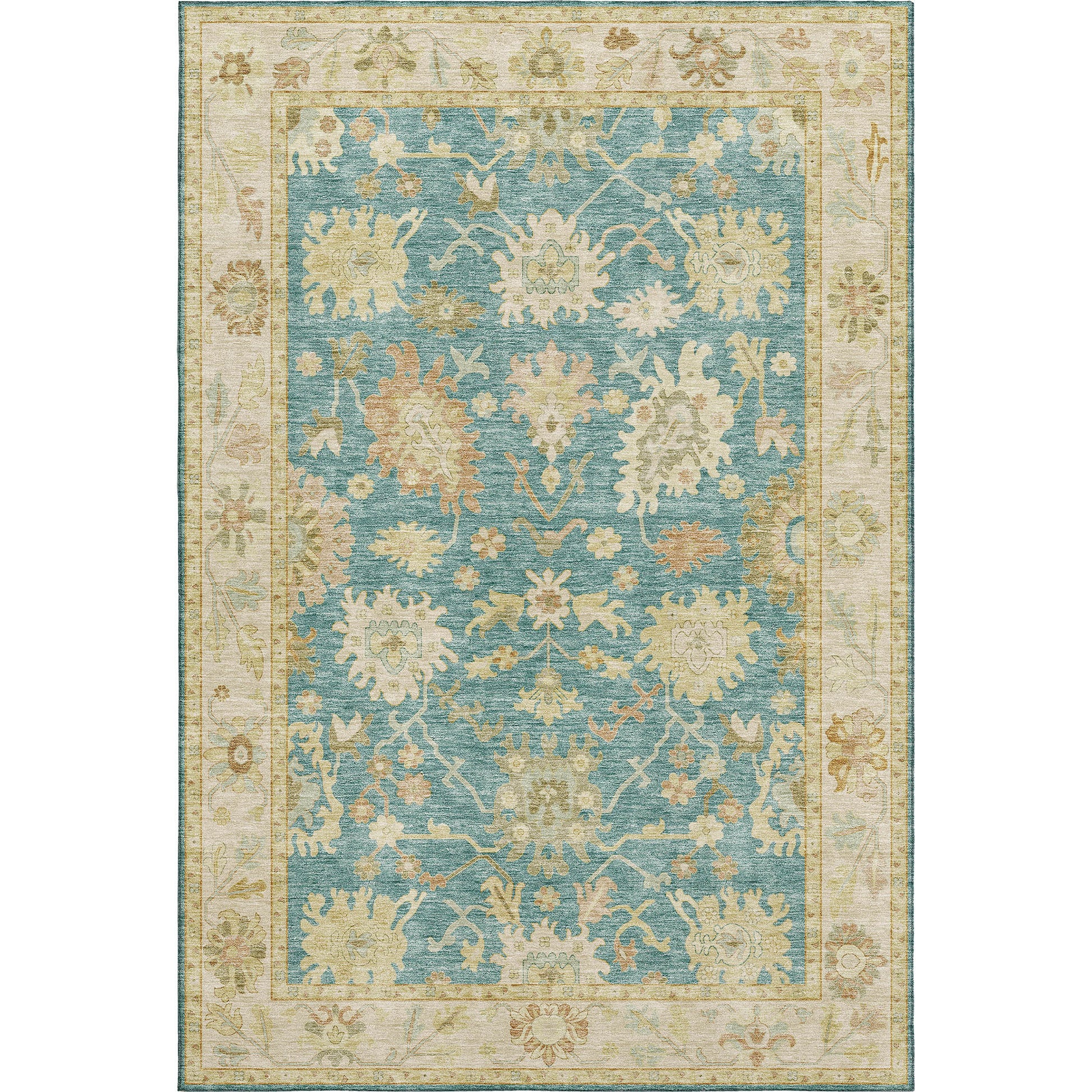 Dalyn Rugs Hatay  Teal  traditional