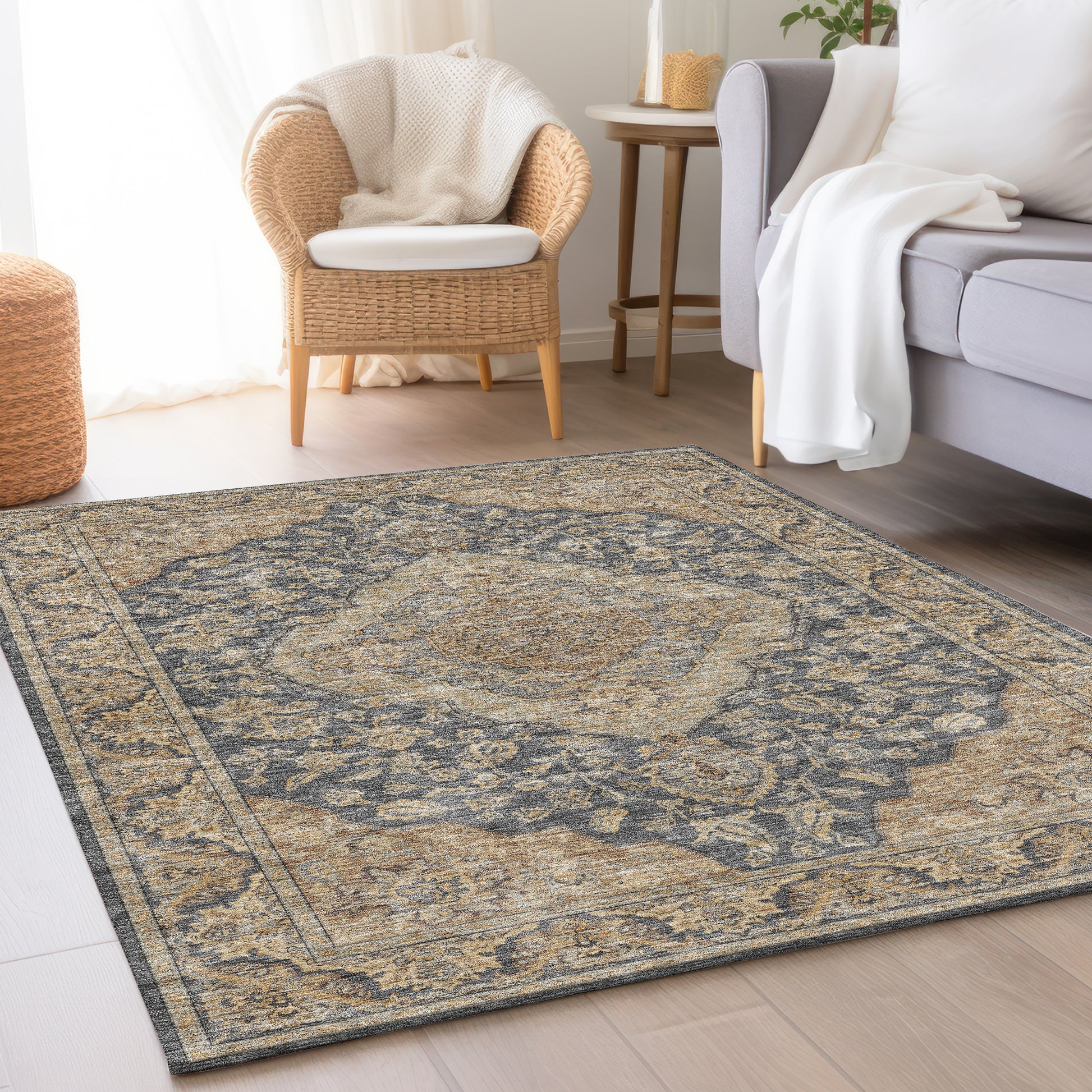 Dalyn Rugs Hatay  Charcoal  traditional
