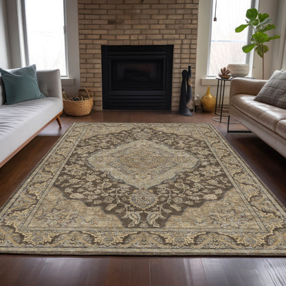 Dalyn Rugs Hatay  Chocolate  traditional