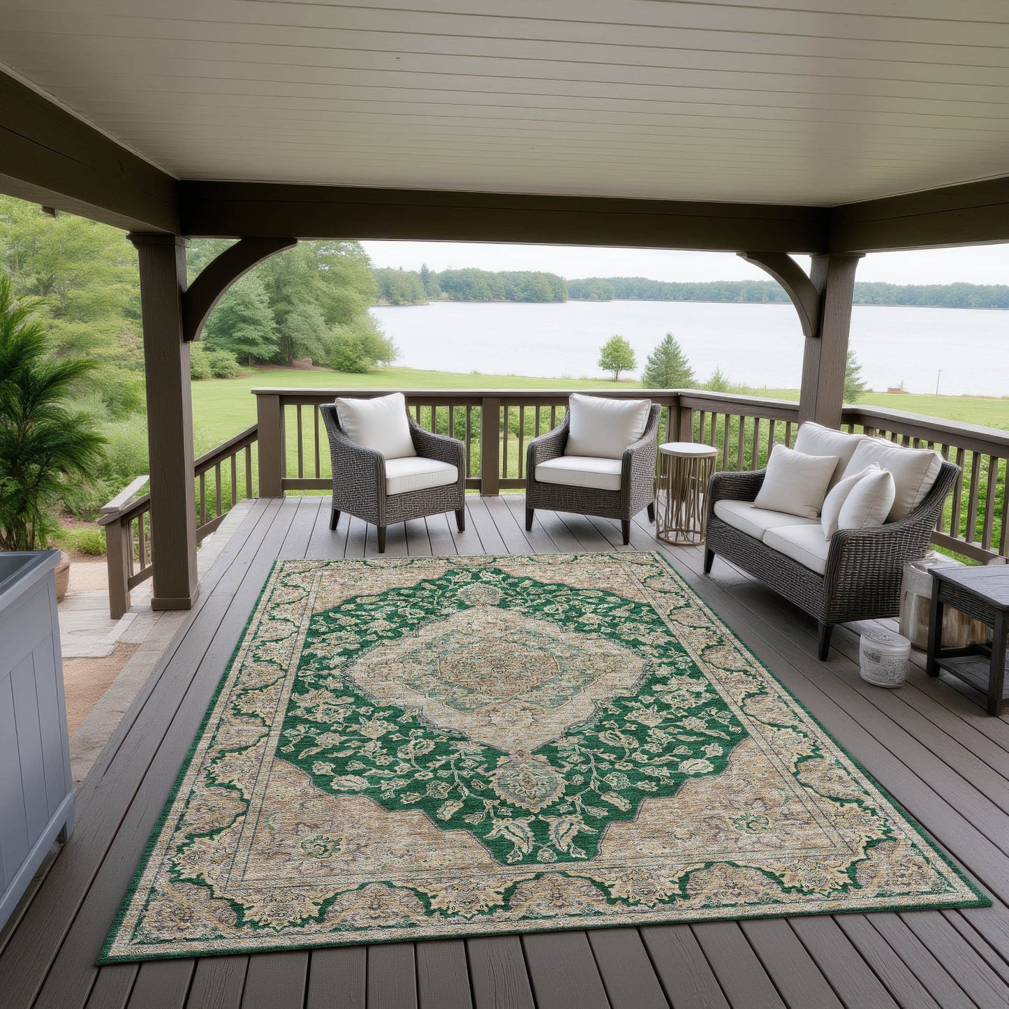 Dalyn Rugs Hatay  Emerald  traditional