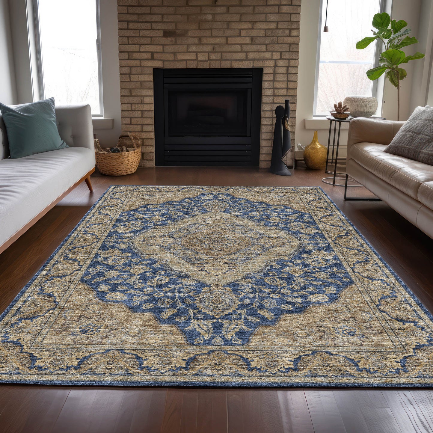 Dalyn Rugs Hatay  Navy  traditional