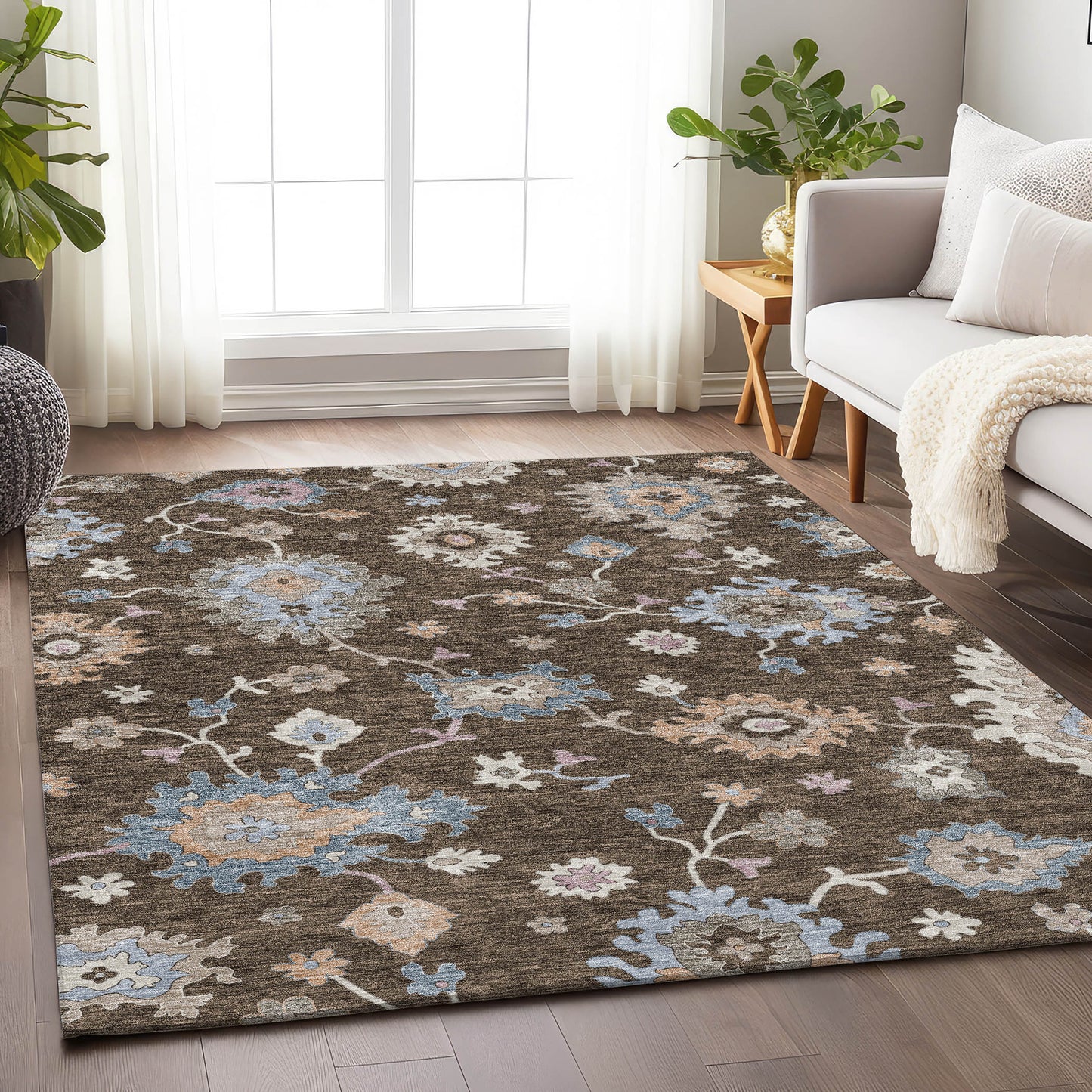 Dalyn Rugs Hatay  Chocolate  traditional