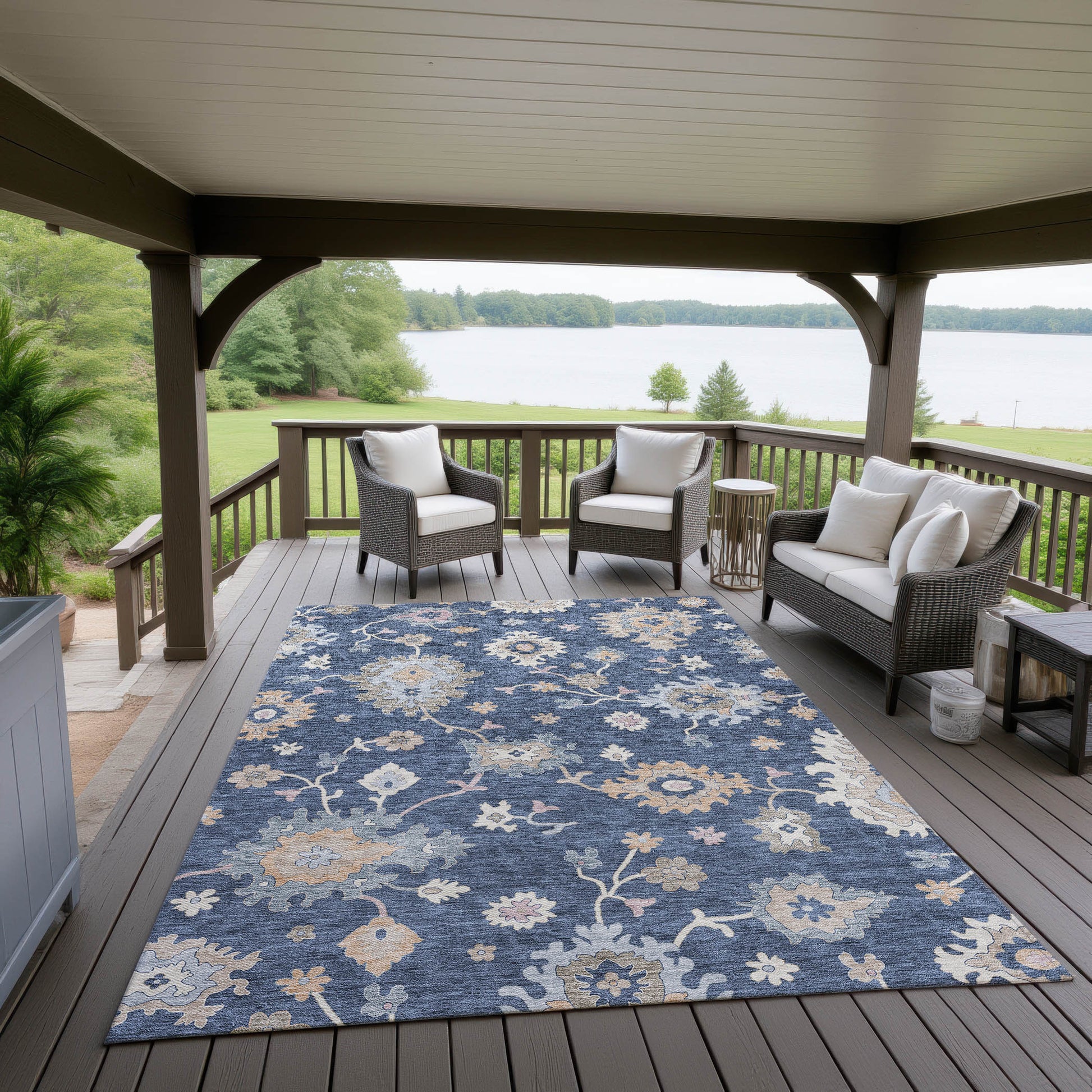 Dalyn Rugs Hatay  Navy  traditional