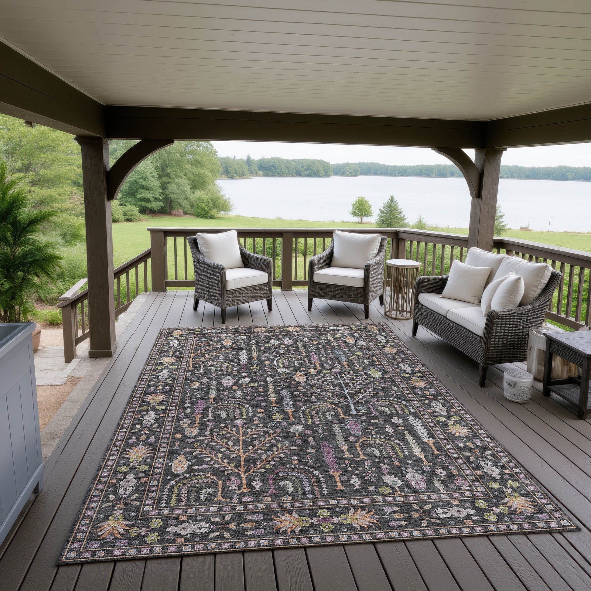 Dalyn Rugs Hatay  Black  traditional