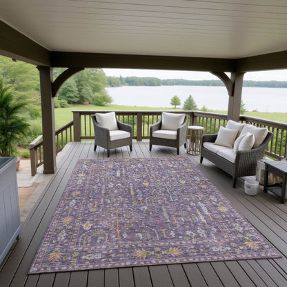 Dalyn Rugs Hatay  Eggplant  traditional