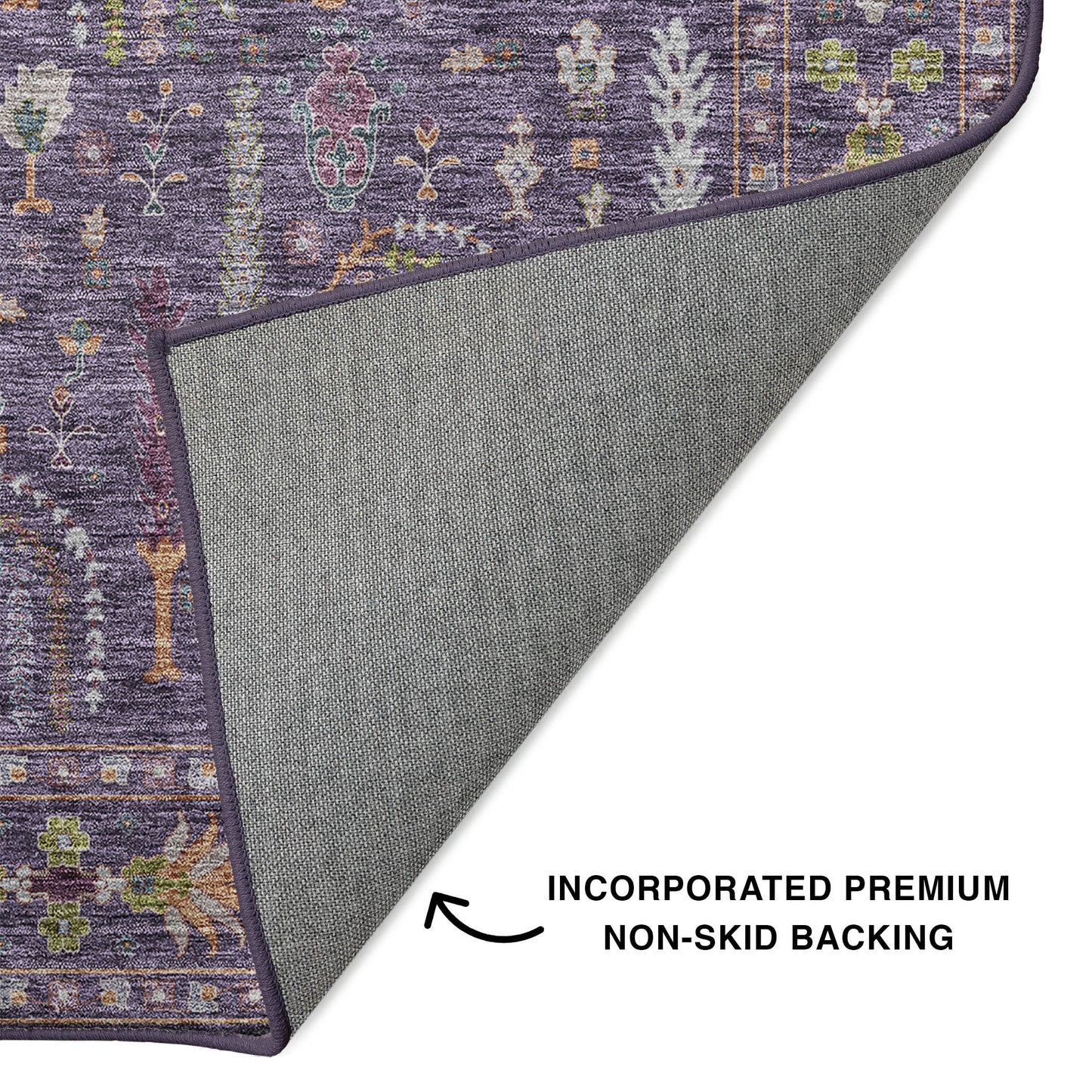 Dalyn Rugs Hatay  Eggplant  traditional