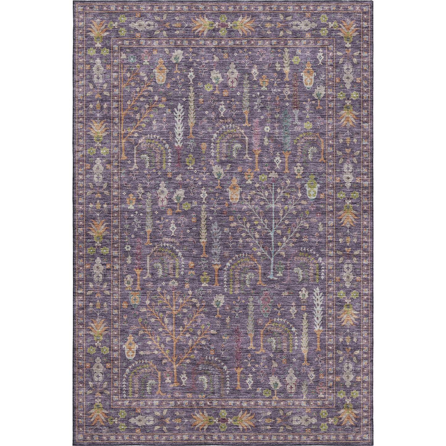 Dalyn Rugs Hatay  Eggplant  traditional