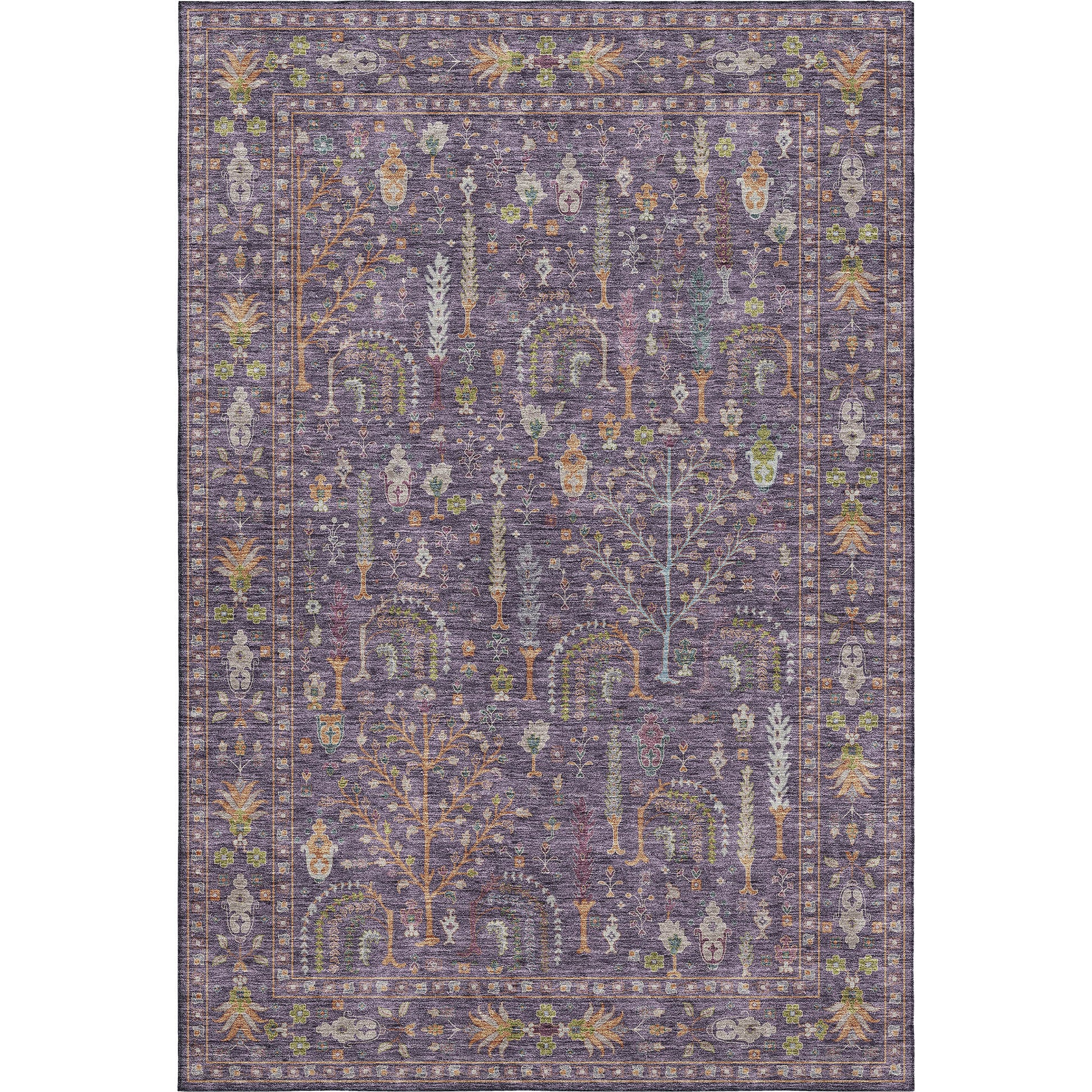 Dalyn Rugs Hatay  Eggplant  traditional