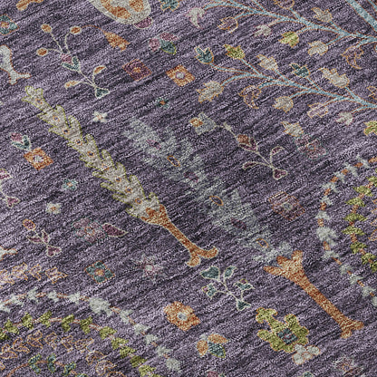 Dalyn Rugs Hatay  Eggplant  traditional