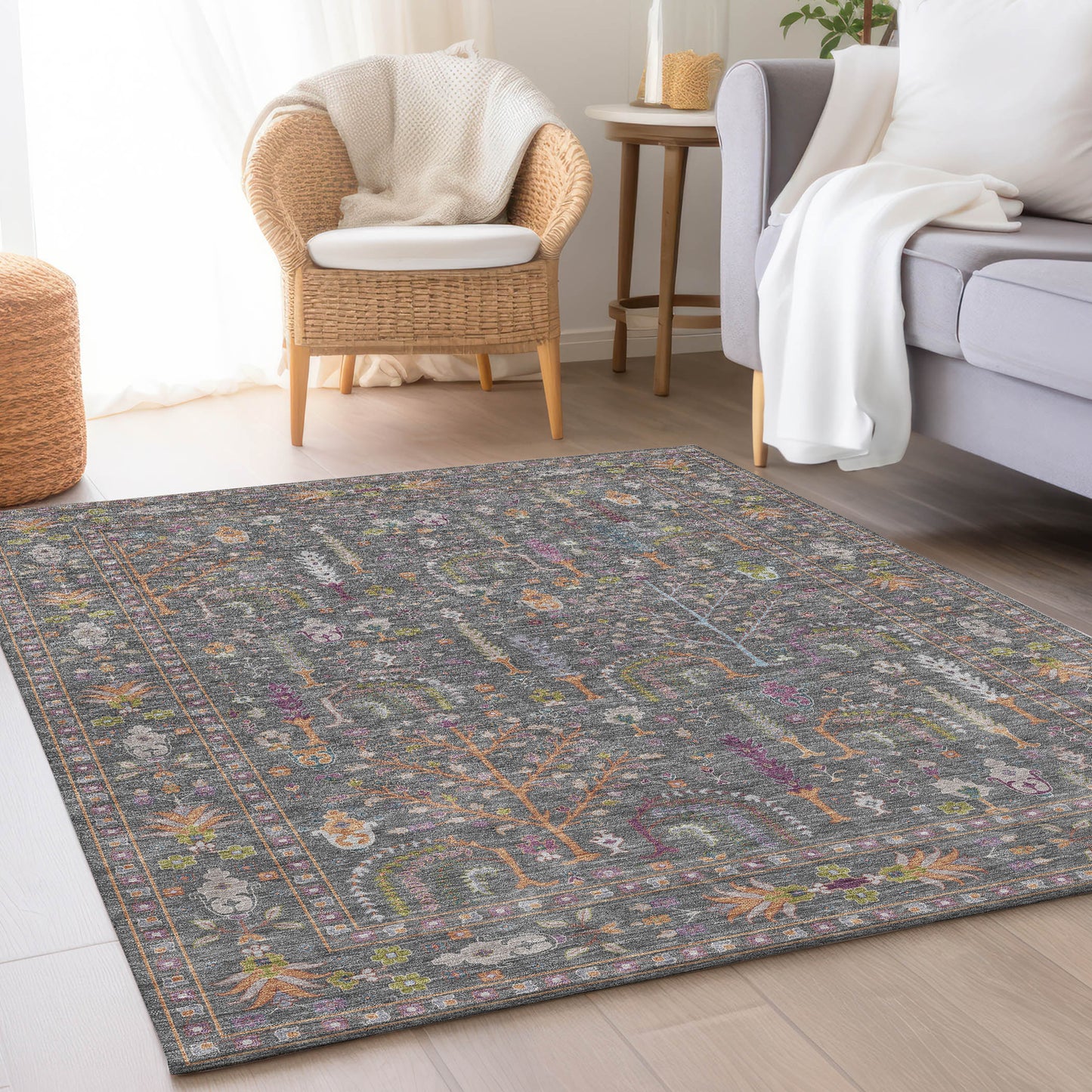 Dalyn Rugs Hatay  Gray  traditional