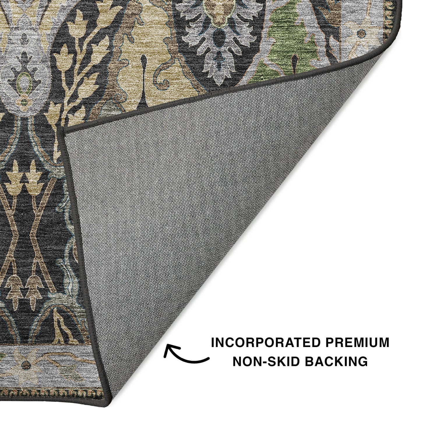 Dalyn Rugs Hatay  Black  traditional