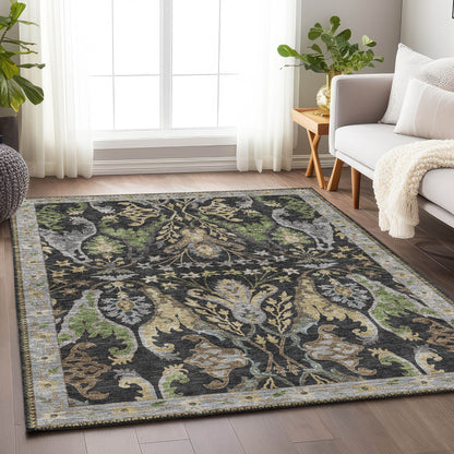Dalyn Rugs Hatay  Black  traditional