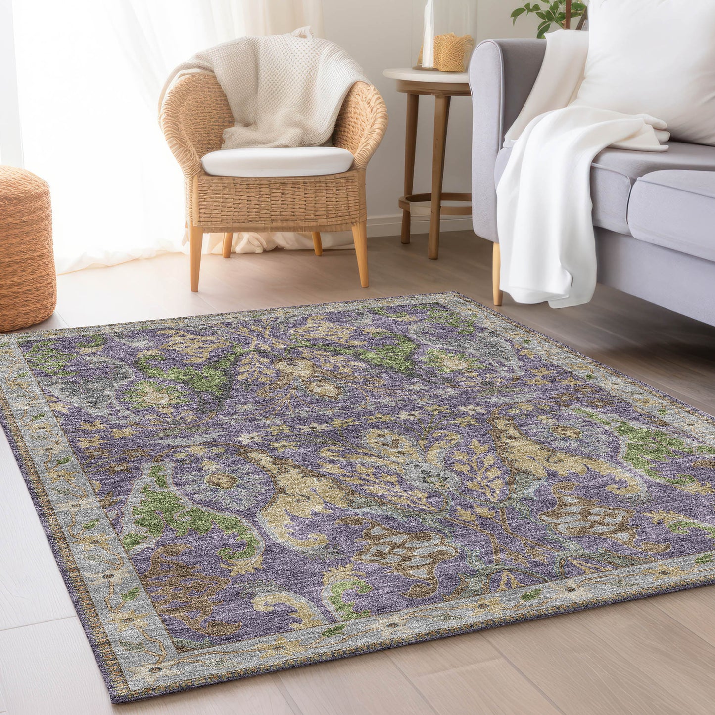 Dalyn Rugs Hatay  Purple  traditional