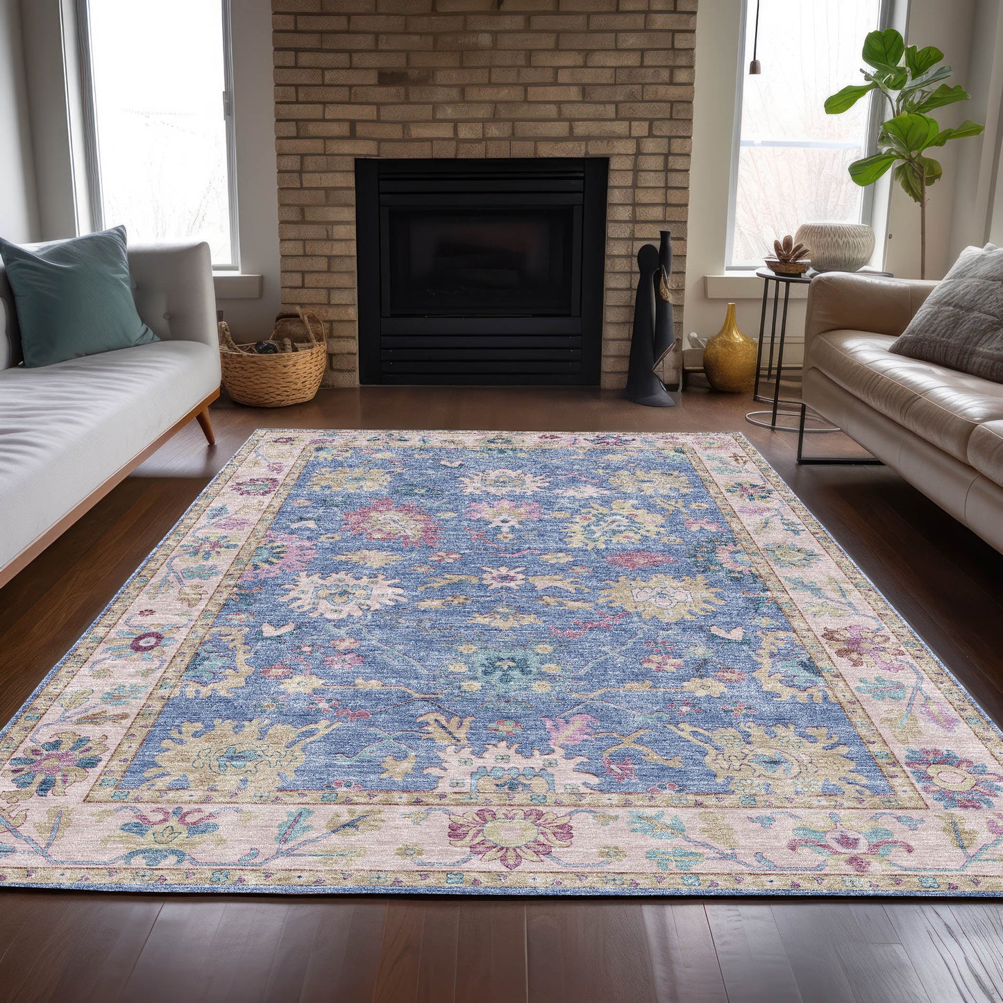 Dalyn Rugs Hatay  Blue  traditional