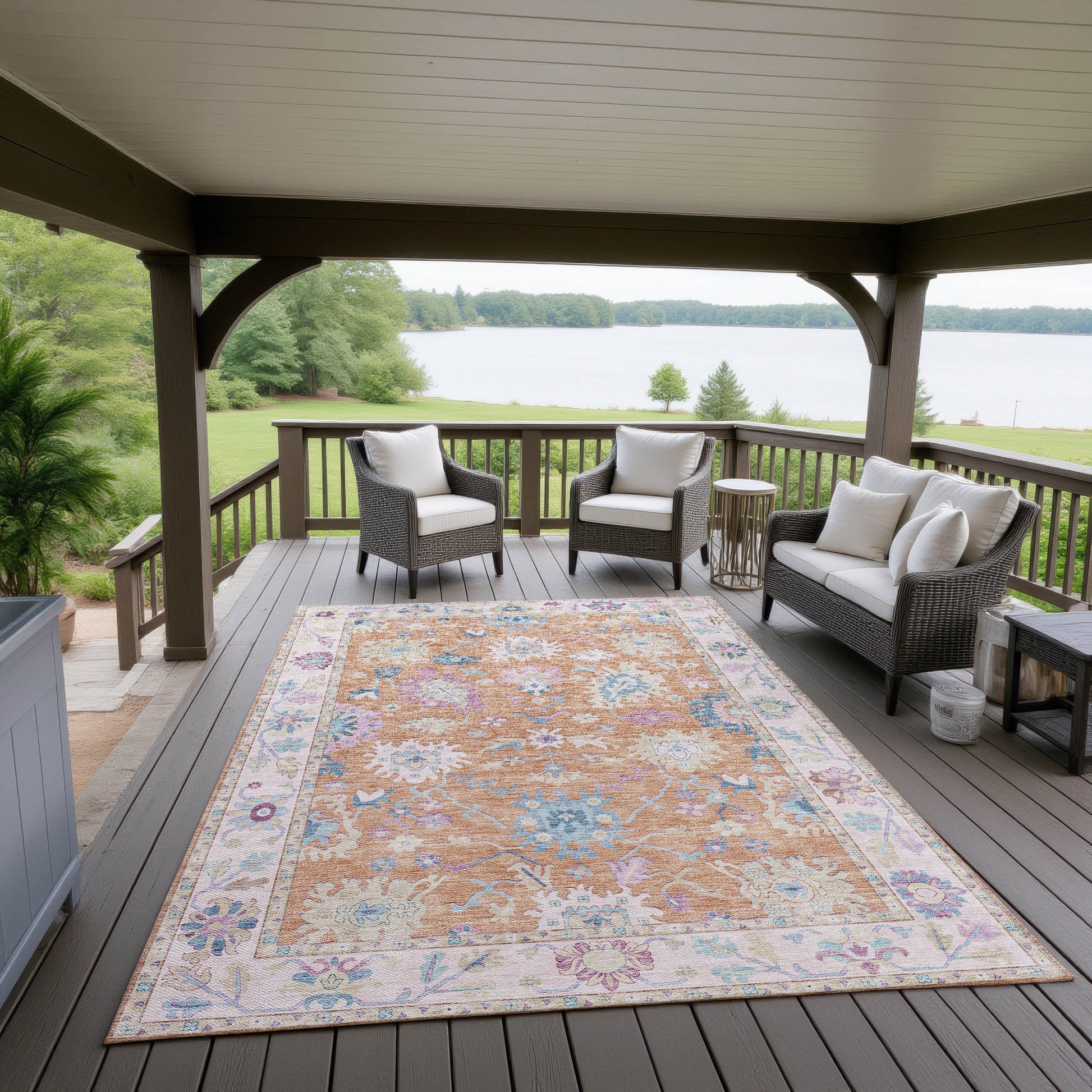 Dalyn Rugs Hatay  Orange  traditional