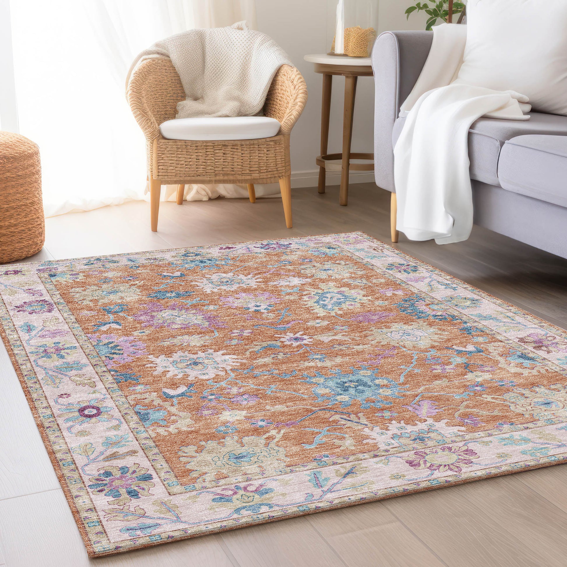 Dalyn Rugs Hatay  Orange  traditional