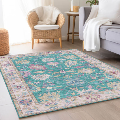 Dalyn Rugs Hatay  Teal  traditional